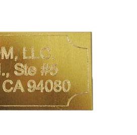 3″x1″ Solid Brass Plate