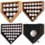 Home Plate Shaped Baseball Display Case Varieties