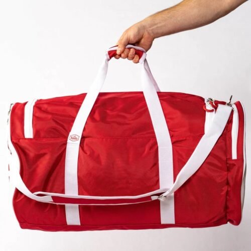 Valle Players Bag Red and White Held