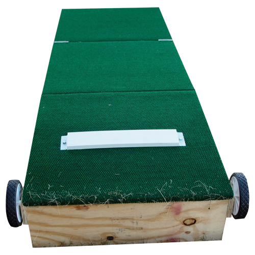 10 inch tall adult size portable pitching mound