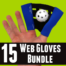 15 Web Gloves Bundle
