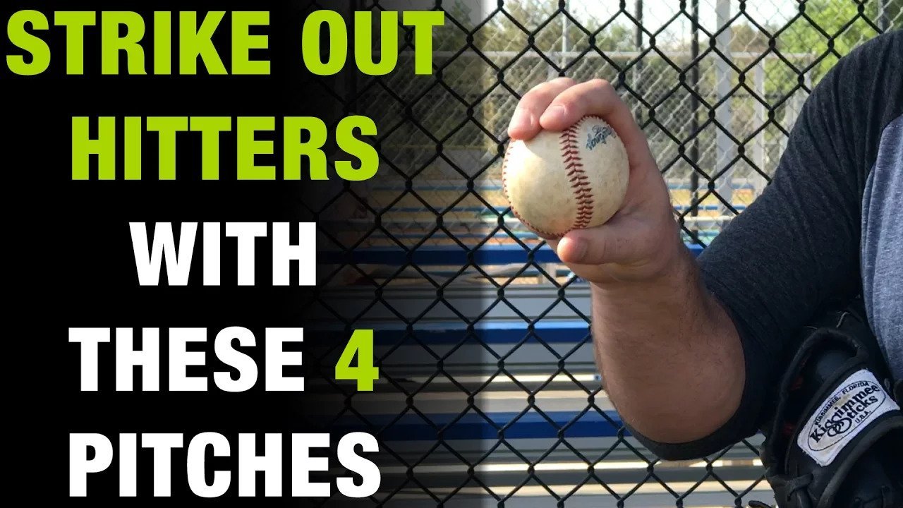 4 Baseball Pitching Grips