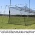 70' Backyard Batting Cage Bundle Net