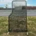 Complete Deluxe Commercial Batting Cage Bundle 7 x 4 L-Net with Frame