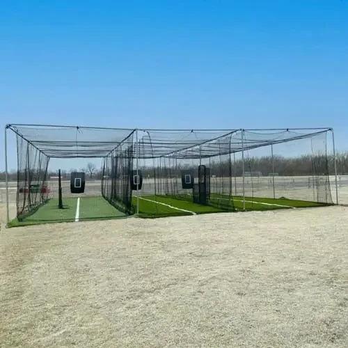 2" Commercial Stand Alone Triple Wide Batting Cage Frame