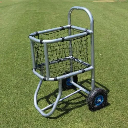 Baseball Cart Ball Caddy with Wheels
