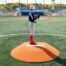6-Inch Oversized Stride Off Game Mound Clay Pitcher