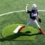 6-Inch Standard Stride Off Game Mound Green Pitcher