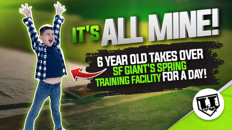 6 Year Old Takes Over SF Giant’s Spring Training Facility For A Day!