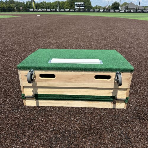 8 Inch Tall Extra Wide Portable Pitching Mound Bottom View